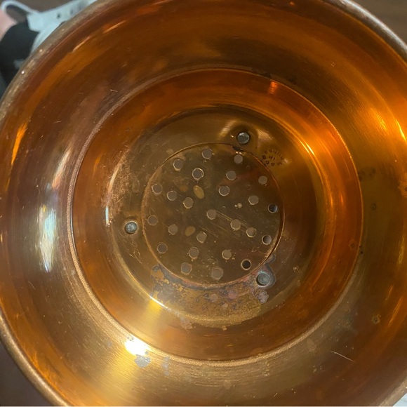 Vintage Copper Cookware Set + Copper Colander – Large Lot - Picture 4 of 5